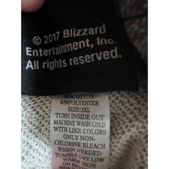 Overwatch Joggers Womens 3XL Sweatpants Gray Logo Cosplay Costume Active NEW - Picture 9 of 12